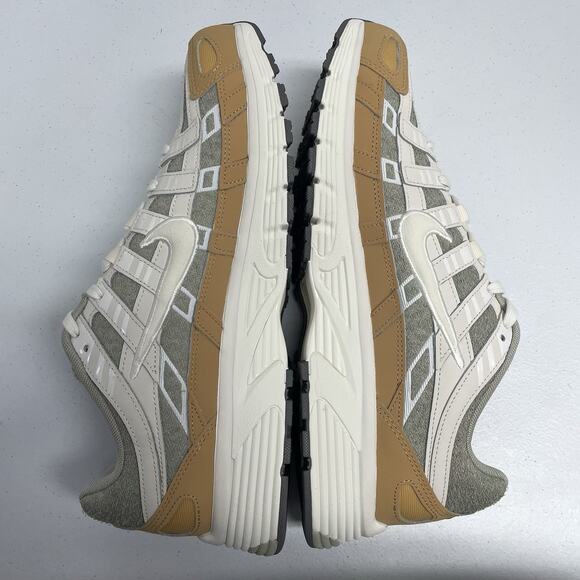 Nike P-6000 Year of the Horse IQ1120 311 Size 9.5 Men Mesh Runner White Tan Grey